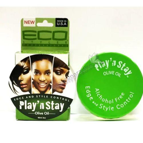 Eco styler Play n Stay Olive Oil Edge & Style Control 90ml 3oz