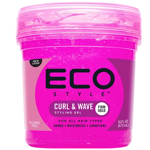 Eco style Styling Gel Curls & Wave Pink 16oz