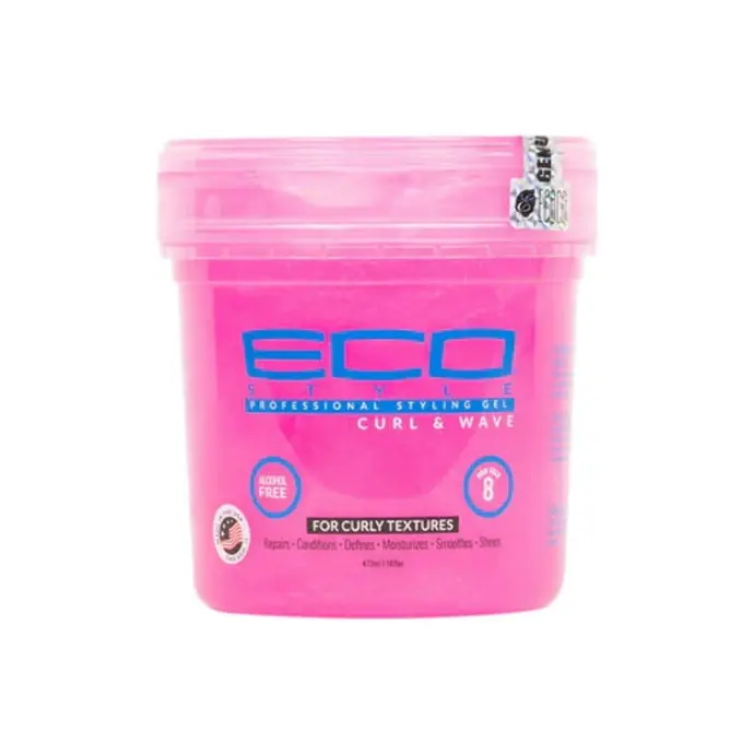 Eco style Styling Gel Curls & Wave Pink 24oz