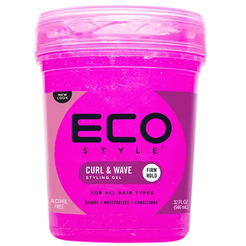 Eco style Styling Gel Curls & Wave Pink 32oz