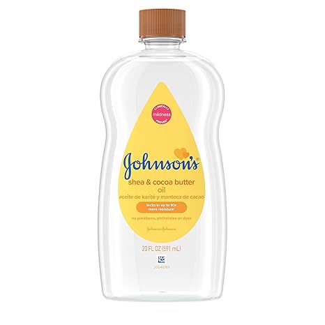 Johnson Baby Oil Shea Butter & Cocoa Butter 591ml