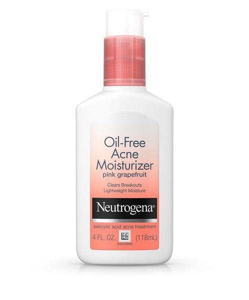 Neutrogena Oil Free Acne Moisturizer Pink Grapefruit 4oz