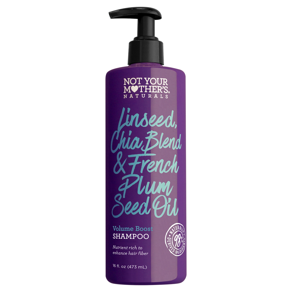 NYM Volume Boost Shampoo Natural Lineseed Chia & French Plum Seed Oil 16oz