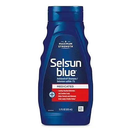 Selsun Blue Shampoo Deep Cleansing Dandruff Shampoo 11 oz