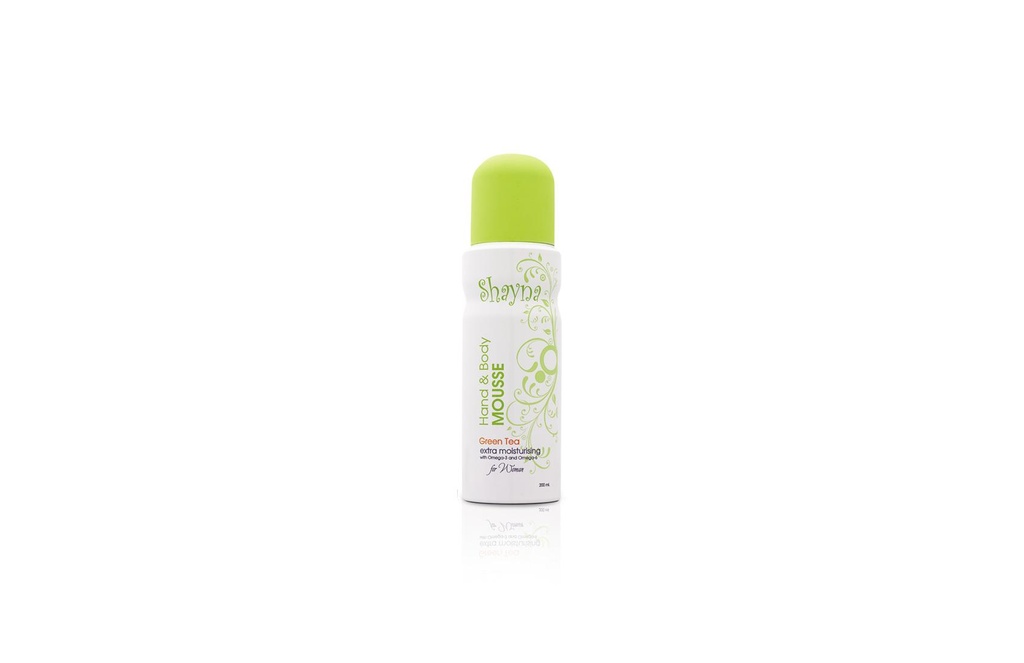 Shayna Hand & body Mousse Green Tea extra moisturizing 200 ml