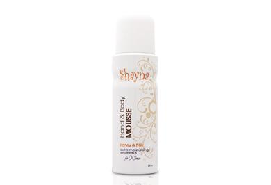 Shayna Hand & body Mousse Honey & Milk 