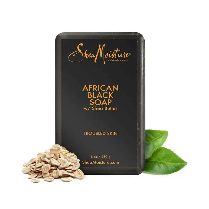 Shea Moisture African Black Soap Shea Butter Bar Soap 230g