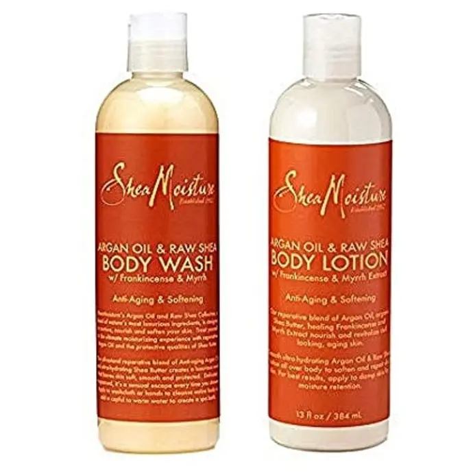 Shea Moisture Argan Oil & Raw Shea Body Wash 384ml