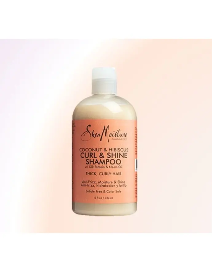 Shea Moisture Coconut & Hibiscus Curl & Shine Shampoo 384ml