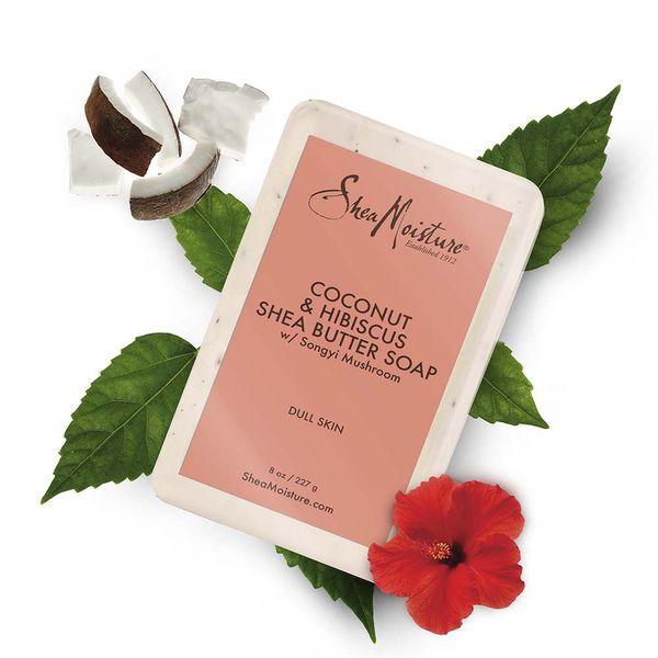 Shea Moisture Coconut & Hibiscus Shea Butter Bar Soap 230g