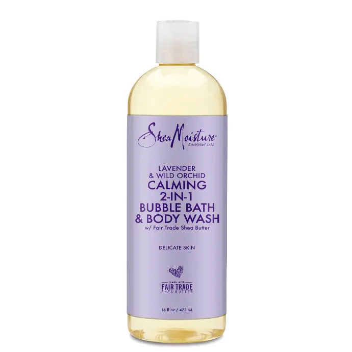 Shea Moisture Lavender & Wild Orchid Bubble Bath & Body Wash 473ml