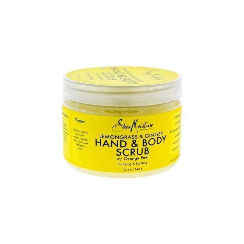 Shea Moisture Lemongrass & Ginger Hand & Body Scrub 340g