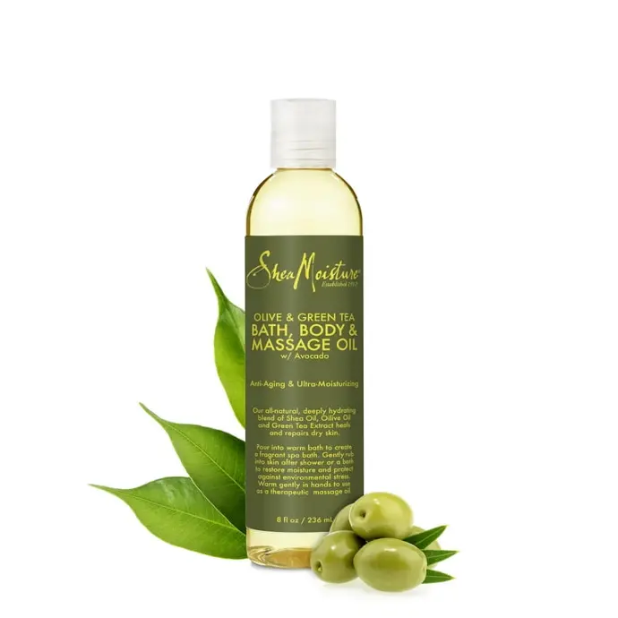 Shea Moisture Olive & Green Tea Massage Oil 236ml