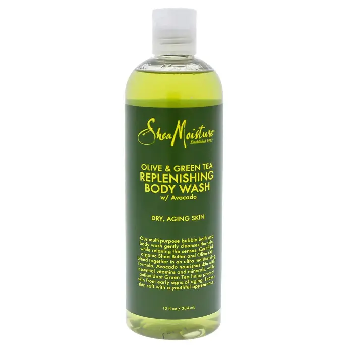 Shea Moisture Olive & Green Tea 2 in 1 Bubble Bath & Body Wash 437ml