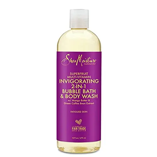 Shea Moisture Superfruit Complex 2 in 1 Bubble Bath Body Wash 473ml