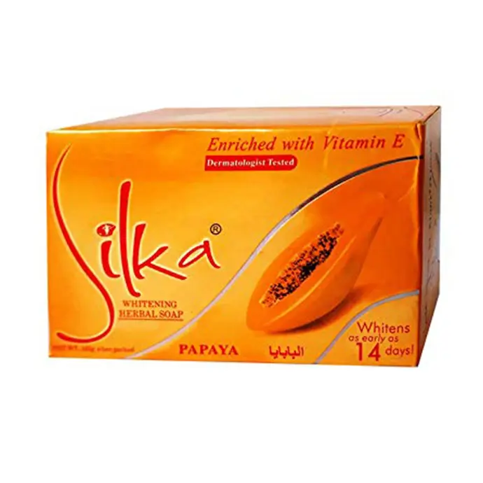 Silka Whitening Herbal Soap Papaya Soap 135g