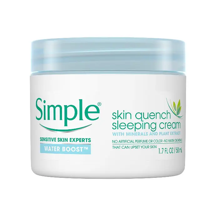 Simple Skin Quench Sleeping Cream Plant Extract 50ml