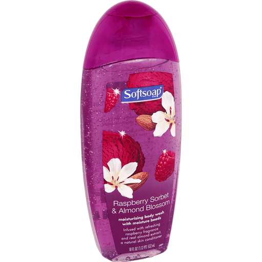 Soft Soap Body Wash Raspberry Sorbet & Almond Blossom 18oz