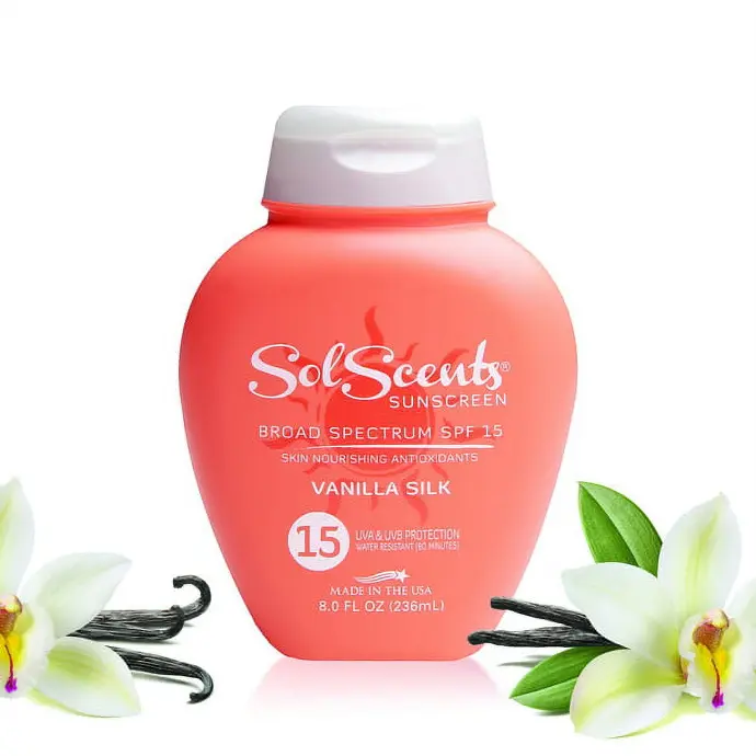 Sol Scents Broad Spectrum Spf 15 Vanilla Silk 236ml