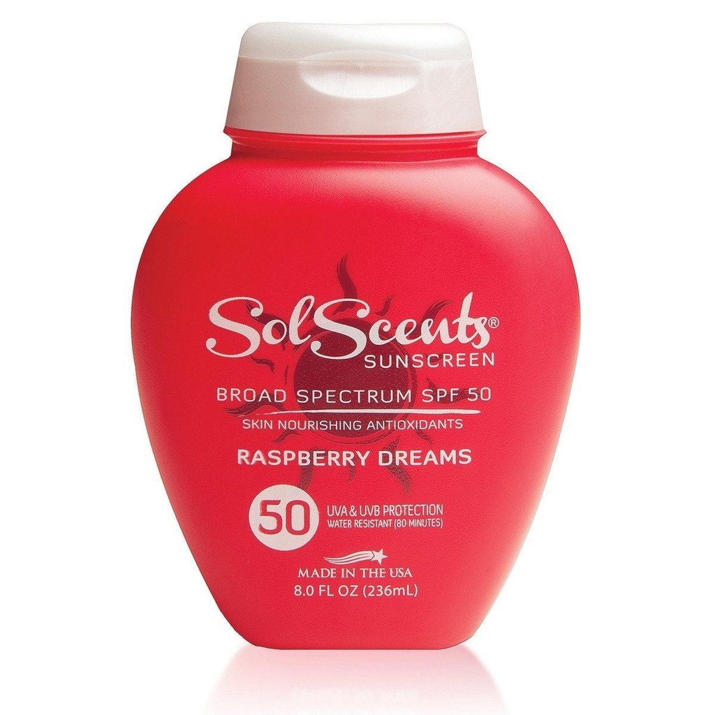 Sol Scents Broad Spectrum Spf 50 Raspberry 236ml