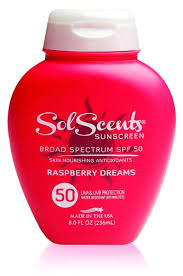 [10169] Sol Scents Broad Spectrum Spf 50 Raspberry 236ml