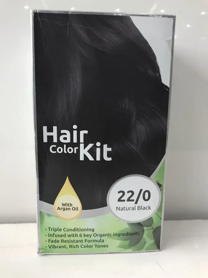 Somma Professional Hair Color Kit 22/0 Natural Black 