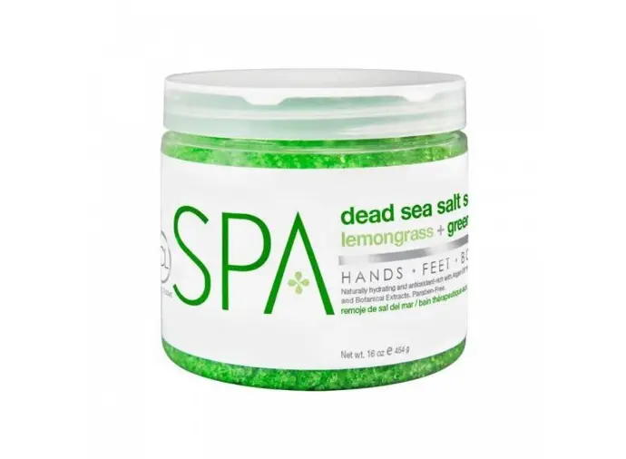 Spa organics Dead sea salt Soak Lemongrass + Green Tea 454 g