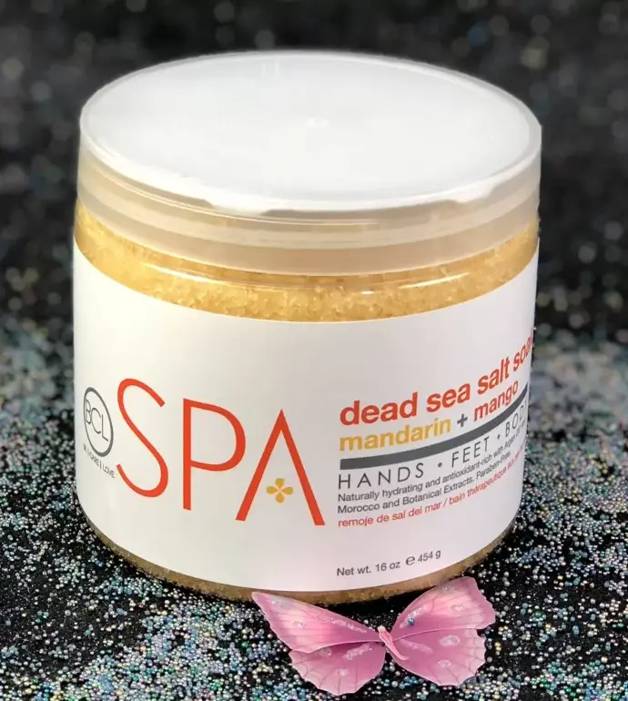 Spa organics Dead sea salt Soak Mandarin + Mango 454 g