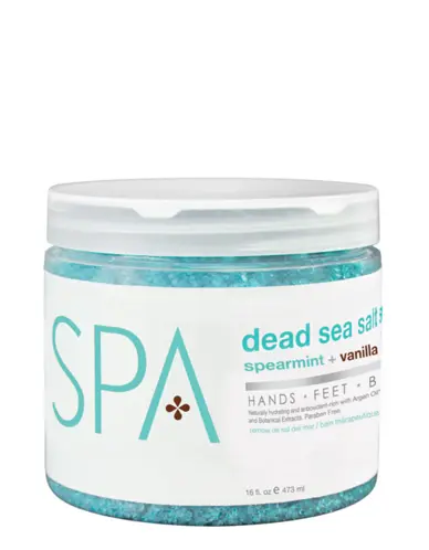 Spa organics Dead sea salt Soak Spearmint + Vanilla 454 g