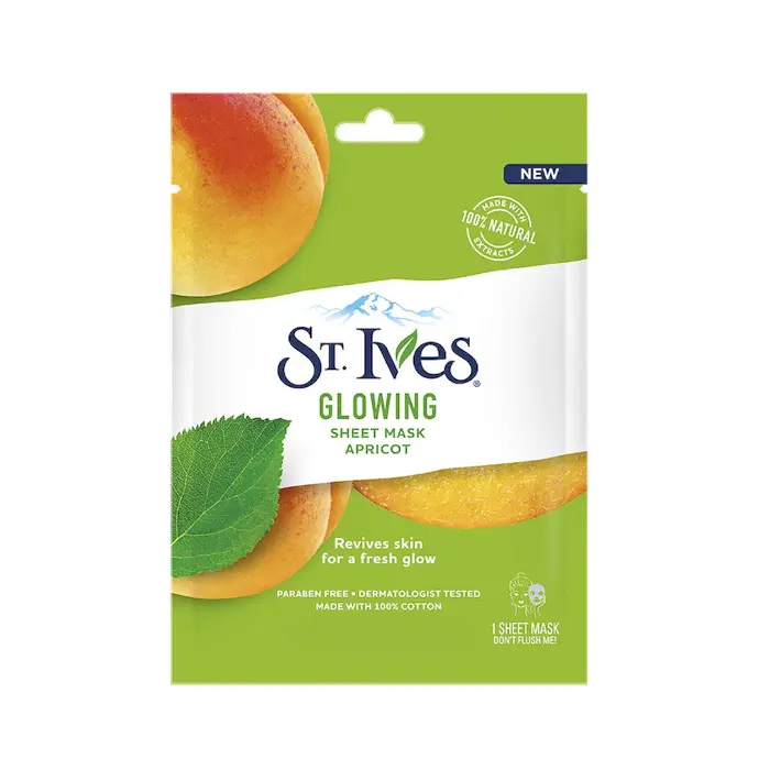 St. Ives Sheet Mask Glowing Sheet Mask Apricot 26ml