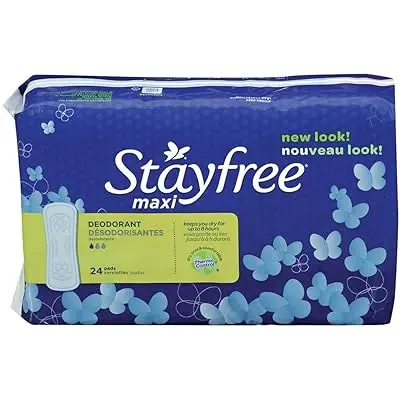 Stay Free Pad Maxi Deodorant 24Pads 