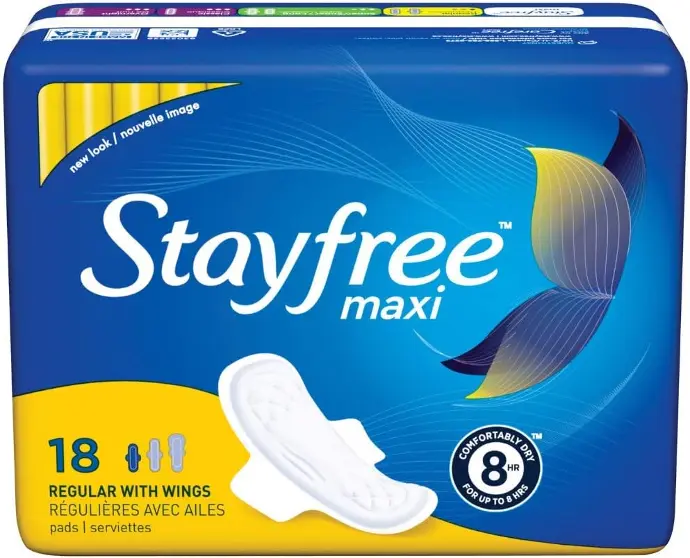 Stay Free Pad Maxi Regular With Wings 18 pads 