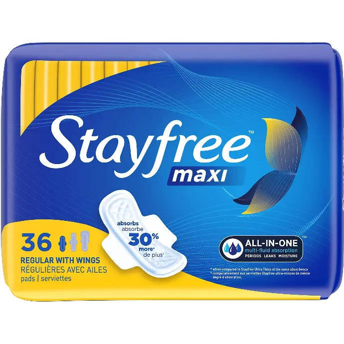 Stay Free Pad Regular With Wings 36 Pads 