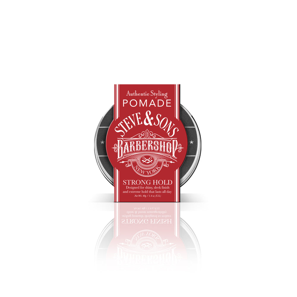 [21412] Steve & Sons Barbershop Authentic Pomade Strong Hold 40g
