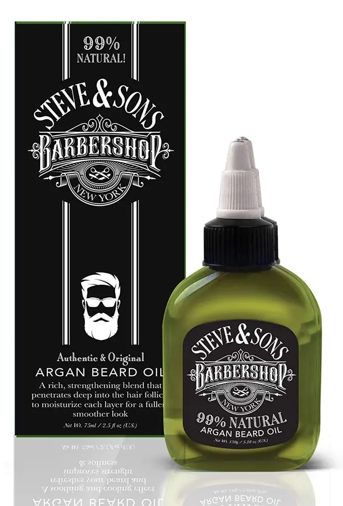 Steve & Sons Barbershop Beard Oil Argan 2.5oz