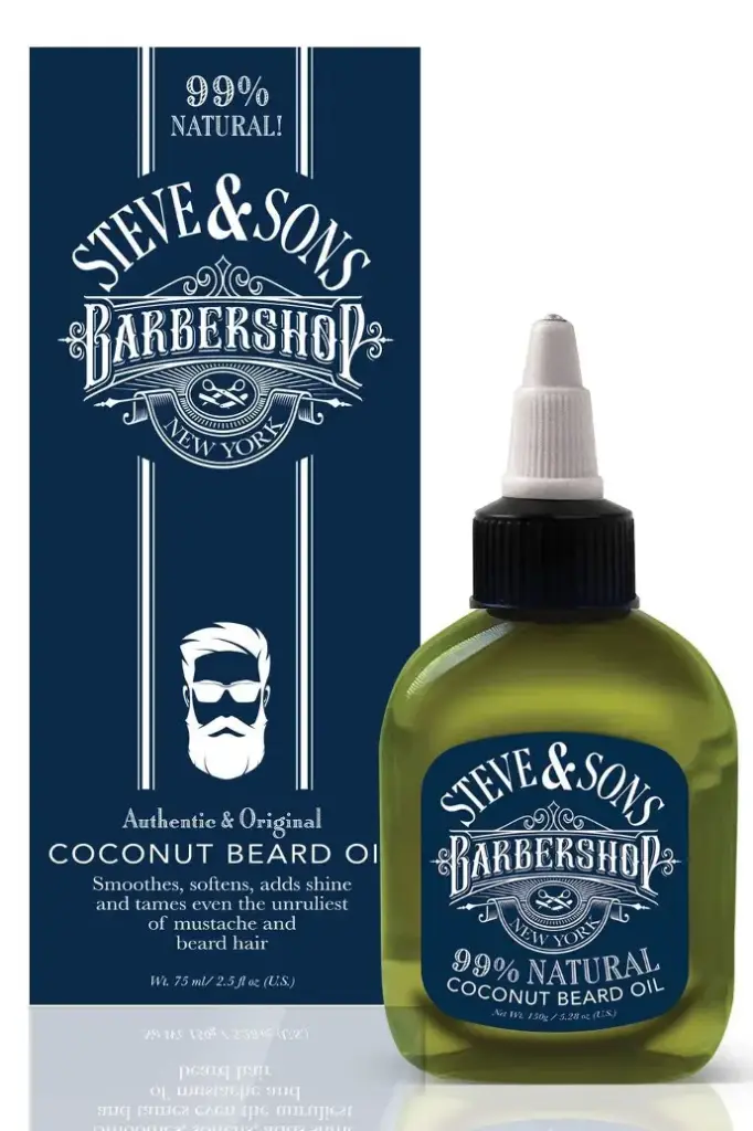 Steve & Sons Barbershop Beard Oil Coconut 2.5oz