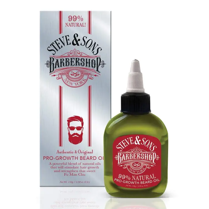 Steve & Sons Barbershop Beard Oil Pro Growth 2.5oz