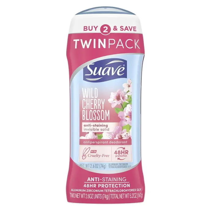 Suave Deodorant Stick Cherry Blossom 2.6oz