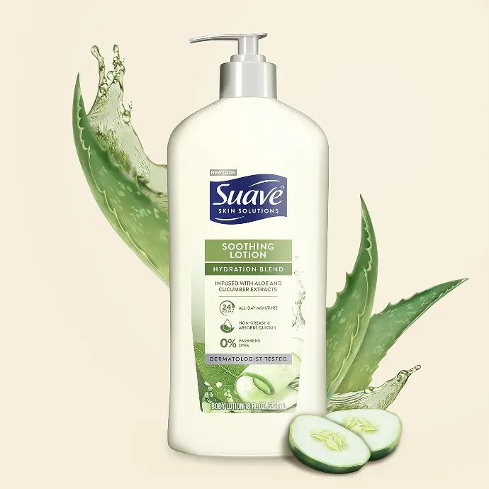 Suave Suave Aloe With Cucumber Body Lotion. 532ml