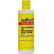 Sulfur 8 Anti Dandruff Oil Moisturizing Hair Lotion 8oz