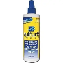 Sulfur 8 Medicated Anti-Dandruff Oil Sheen Moisturizing Spray 355ml