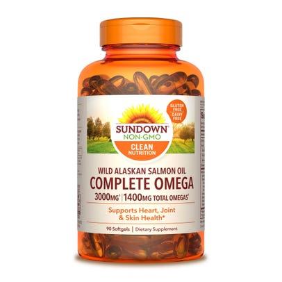 Sundown Complete Omega Wild Alaskan Salmon Oil 