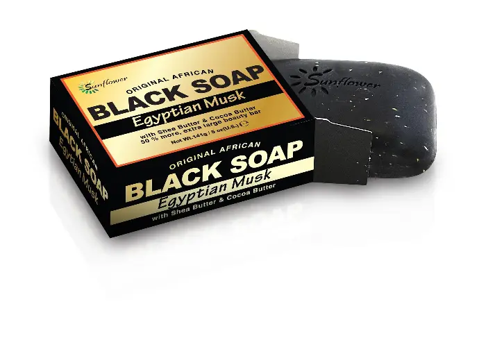 Sunflower Black Soap Egyptian Musk 5oz