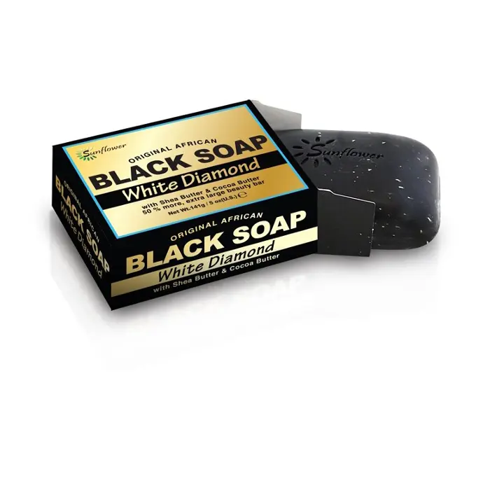 Sunflower Black Soap White Diamond 5oz