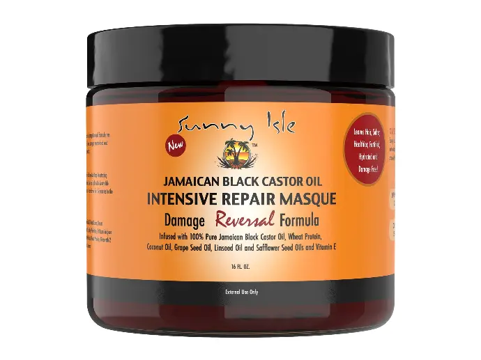 Sunny Isle Jamaican Black Castol Oil Intensive Repair Masque 16oz