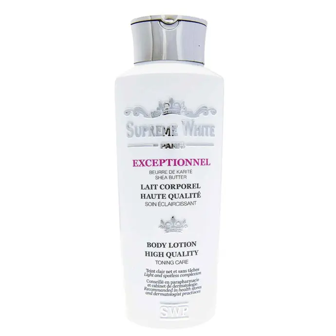 Supreme White Body Lotion Exceptionnel Shea Butter Body Lotion Premium 500ml