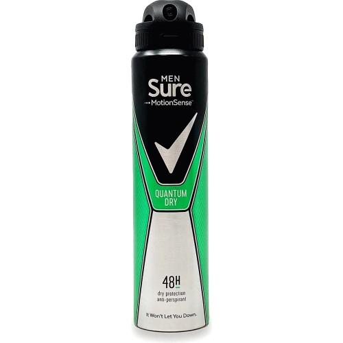 Sure 48h Spray For Men Quantum Dry 250ml