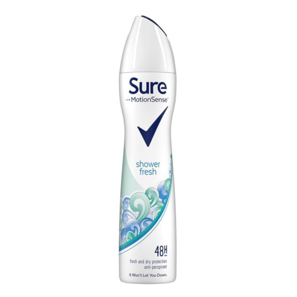 Sure 48h Spray For Women Shower Fresh 250ml