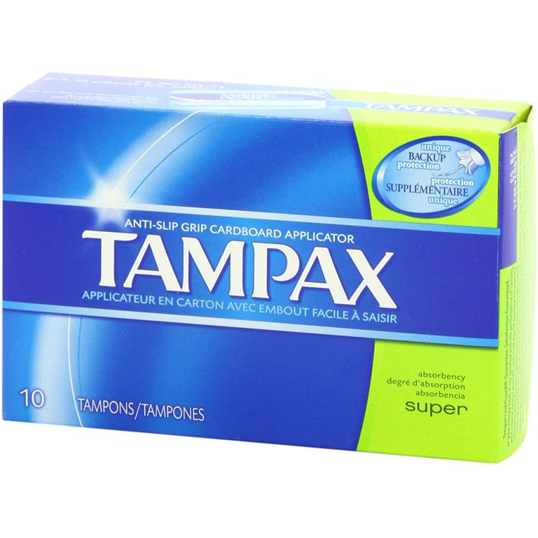 Tampax Tamax Cardboard Applicator 10's Super 