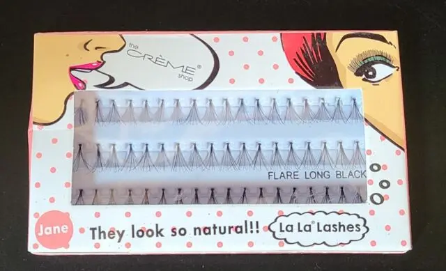 The Creme shop Eyelashes Flare Long Black 